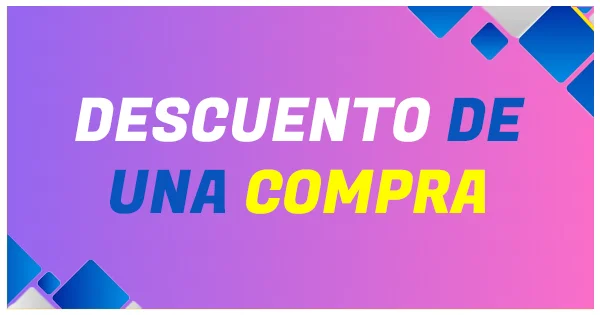 Aplicar descuento en una compra