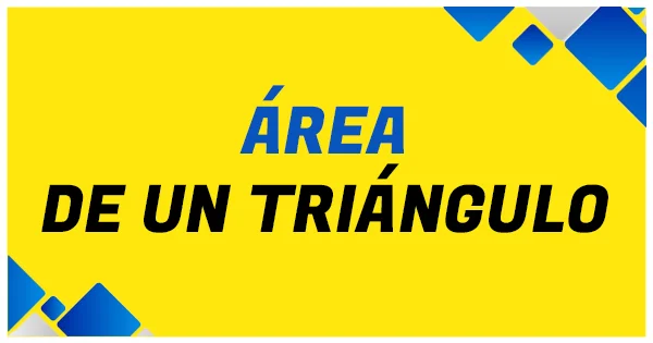 Muestra el área de un triángulo